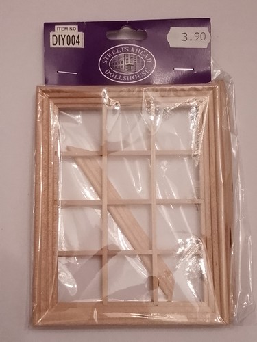 Dolls house georgian pane - house,