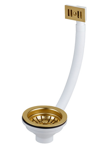 90mm polished gold kitchen - 90mm,