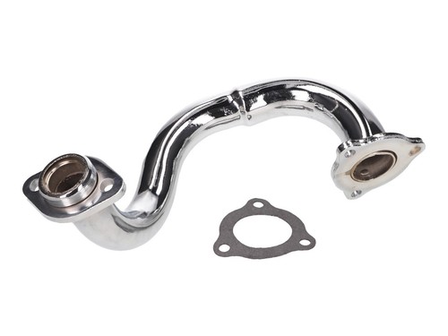 Chrome exhaust header open for - exhaust,