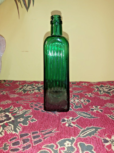 Vintage green glass - green,