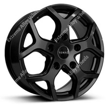 16" Black Alloy Wheels Commercial Motorhome Van Rated Fit Nissan Primastar 5x118