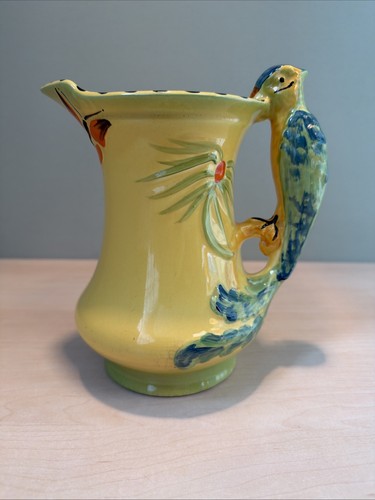 Burleigh ware parrot handled - parrot,