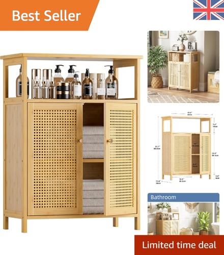 Rattan bathroom storage - bathroom,