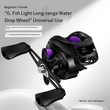 Baitcasting Reel Metal Construction 10 Magnetic Brake Smooth Casting Left Right