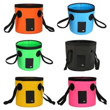 12L Portable Folding Bucket, Foldable Fishing Bucket, Camping Water Storage