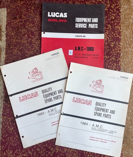 Lucas motorcycles parts - motorcycles,