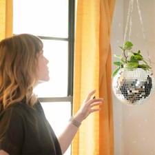Disco Ball Planter Wall