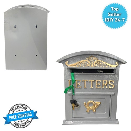 Letter box wall mounting cast - letter,