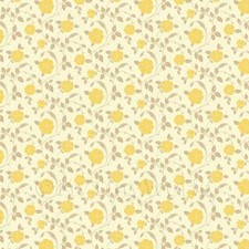 Dolls House Miniature Yellow Roses Wallpaper