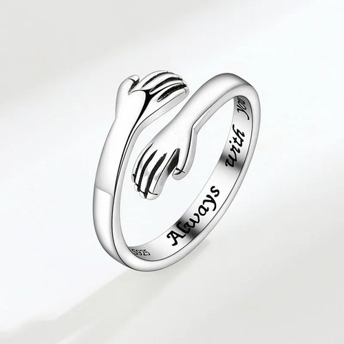 Hug ring 925 sterling silver - sterling,