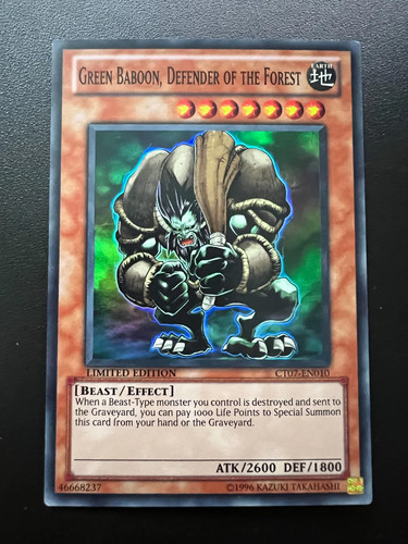 Green baboon defender the - defender,