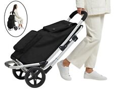 Seat Shopping Trolley Grocery Luggage Carrier cart 2 wheels Mobility Equipment