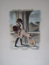Paul Emile Bécat / erotic engraving / Curiosa / Dim 20X14cm
