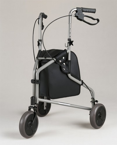 Aidapt silver steel tri walker - aidapt,