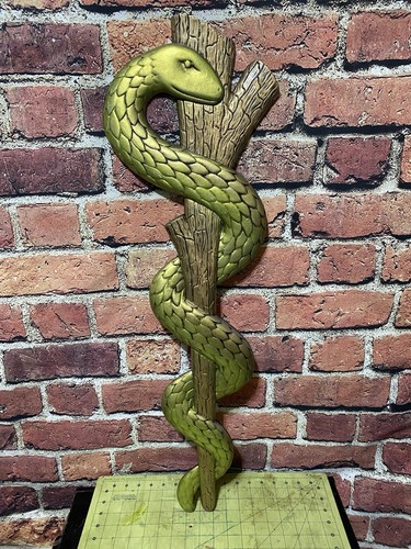 Antique rod asclepius - of,