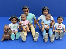Fisher Price Loving Family Dolls House Dad, Mum, Girl, Boy, Twin Babies