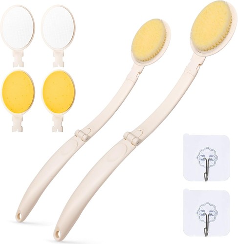 Long handle shower sponge - long,