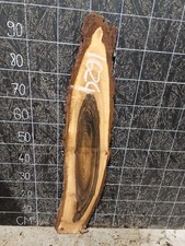ITALIAN WALNUT LIVE EDGE SLAB KILN DRIED HARDWOOD CRAFT (1624) 1000x160-190x30mm