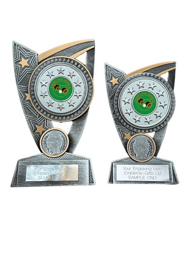 Short mat bowls award - mat, (j)