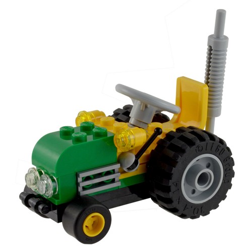 Farm tractor minifigure - tractor,