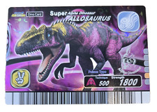 Dinosaur King Arcade Card - Super Alpha Dinosaur - Allosaurus - Ultra Rare