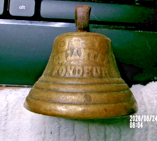 Swiss brass cow goat bell - swiss,
