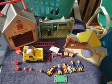 Fireman Sam Play Bundle Fire Station, shop, large station, figures