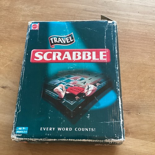 Vintage scrabble travel board - vintage,