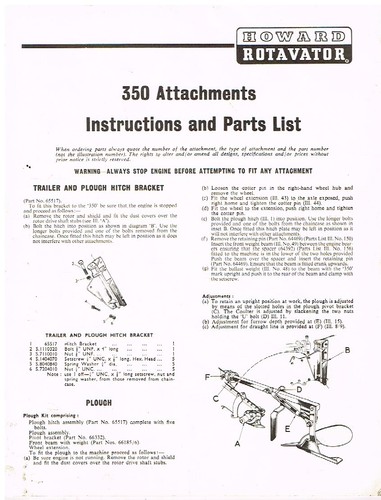 Howard 350 petrol rotavator - howard,