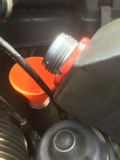 Oil filler funnel for - for, bmw