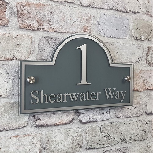 House address plaques - house,