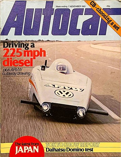 Autocar magazine nov - autocar, 07-nov-81