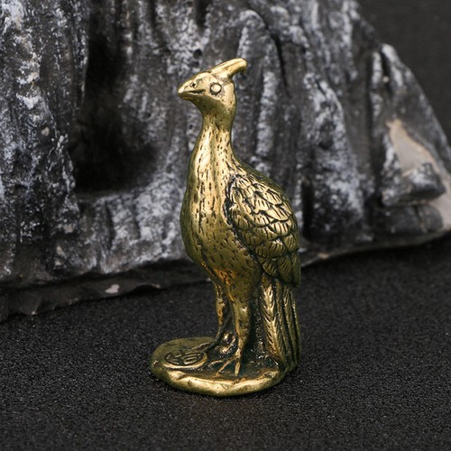 Brass peacock ornament - ornament, carft