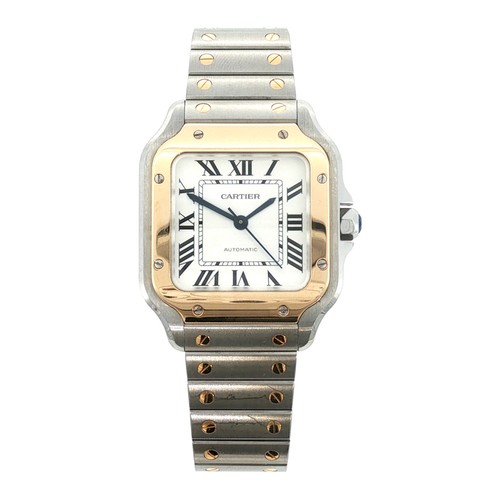 Cartier santos silver unisex - cartier,