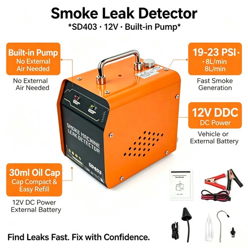 Evap machine car smoke - machine, leak
