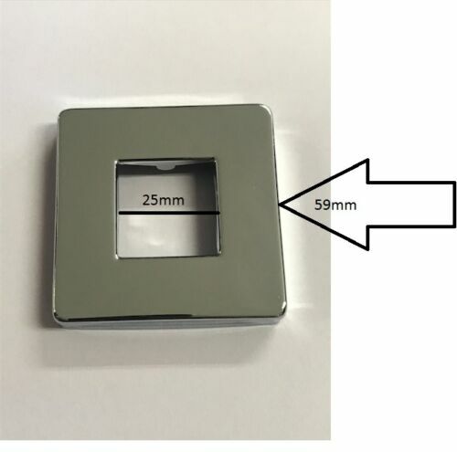 Square shower arm cover - square,