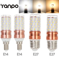 E14 E27 LED Corn Bulb Light 20W 16W 12W 3 Colors 220V 2835SMD Lamp High Power BC
