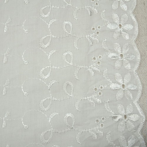 Poly cotton broderie - poly, anglaise