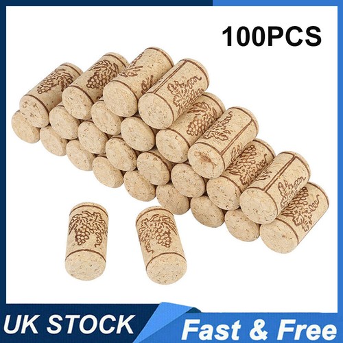 100x natural straight corks - straight,
