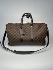 Louis Vuitton Keepall Damier Ebene Bandouliere 45 Luggage RRP £1960 Immaculate
