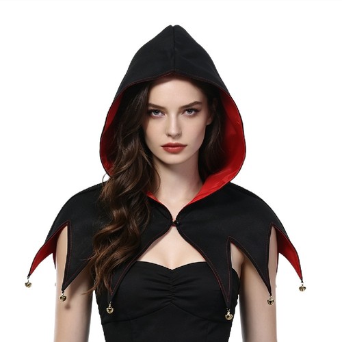 Jester hat witch hooded collar - jester,