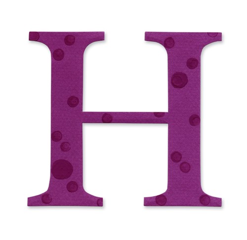 Sassy serif letter - sassy, h