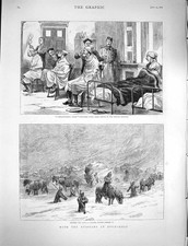 Original Old Antique Print