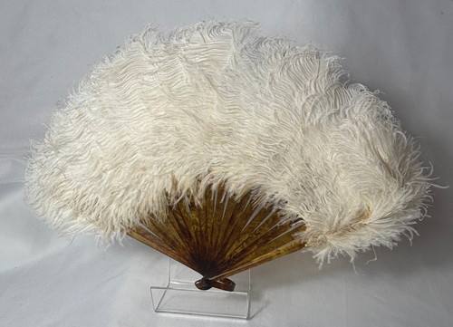 Antique child white - child's, ostrich
