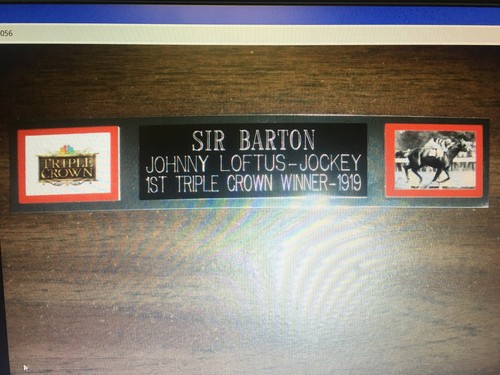 Sir barton - sir,