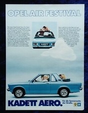 1976 Opel Kadett C Aero Original Advertising
