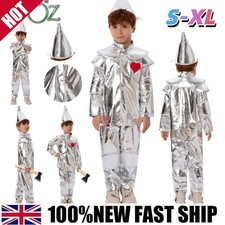 Tin Man Kids Costume The Wizard Of Oz Cosplay Fancy Outfit Book Week Halloween