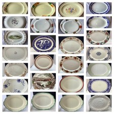 VINTAGE CHINA SERVING PLATES -