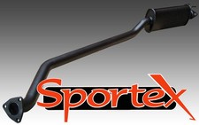 Honda Civic Type R EP3 Sportex 2.5" Exhaust Race Tube with Centre Silencer