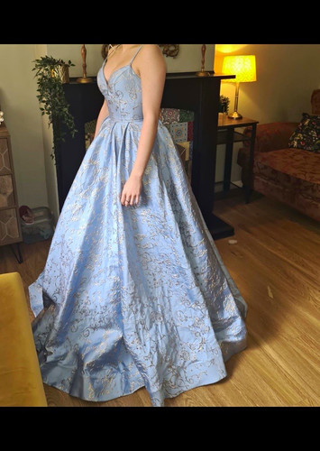 Sherri hill size - 6, blue